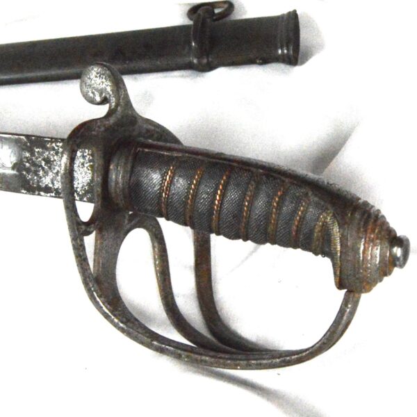 Victorian 1821 Pattern Volunteer Artillery Sword with Scabbard - Image 6