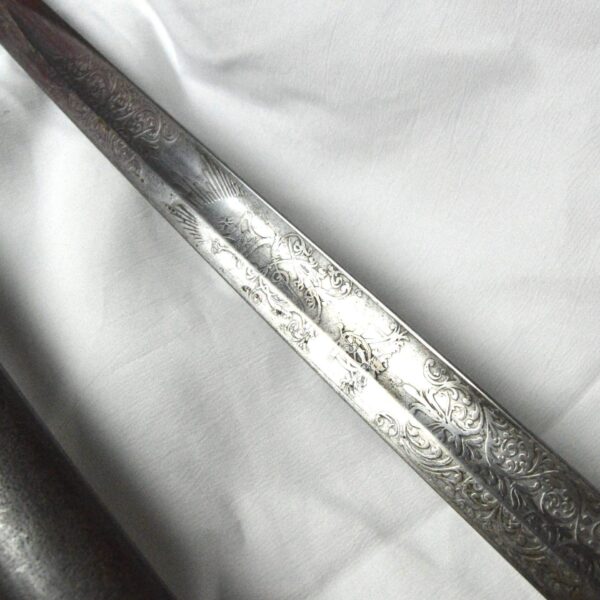 Victorian 1821 Pattern Volunteer Artillery Sword with Scabbard - Image 2