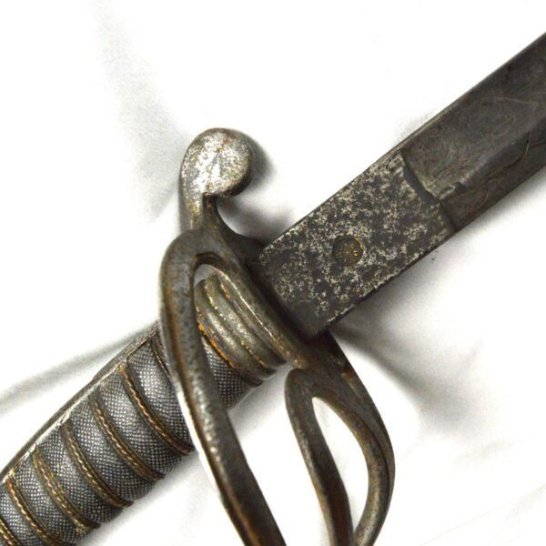 Victorian 1821 Pattern Volunteer Artillery Sword with Scabbard - Image 8