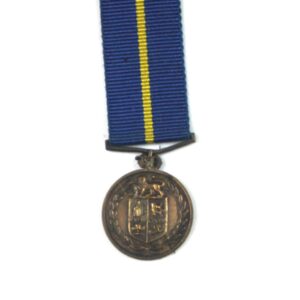 South African Police Medal "For Faithful Service", Miniature