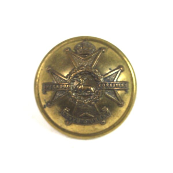 Sherwood Foresters (Nottingham and Derbyshire) Regiment Officer's Button (26mm), King's Crown