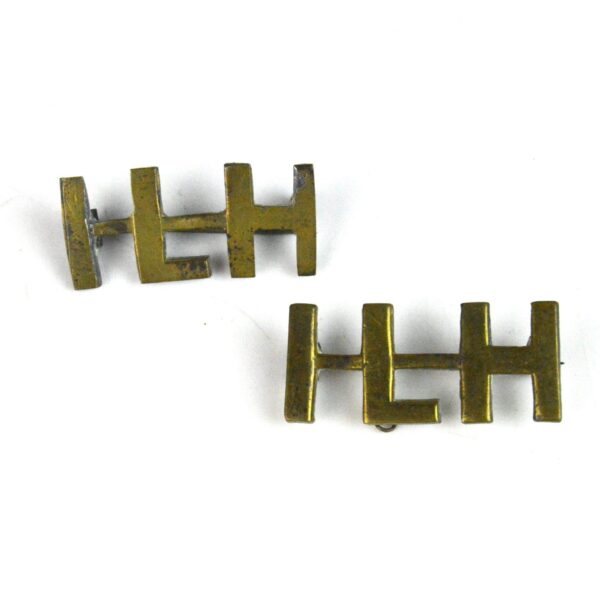 South African Imperial Light Horse Broached Shoulder Titles, Pair