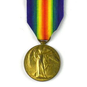 Victory Medal, Private Frederick Charles Small, Norfolk Regiment/North Staffordshire Regiment