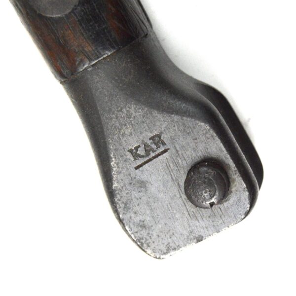 Dutch M1895 Mannlicher Carbine Bayonet in Scabbard - Image 5