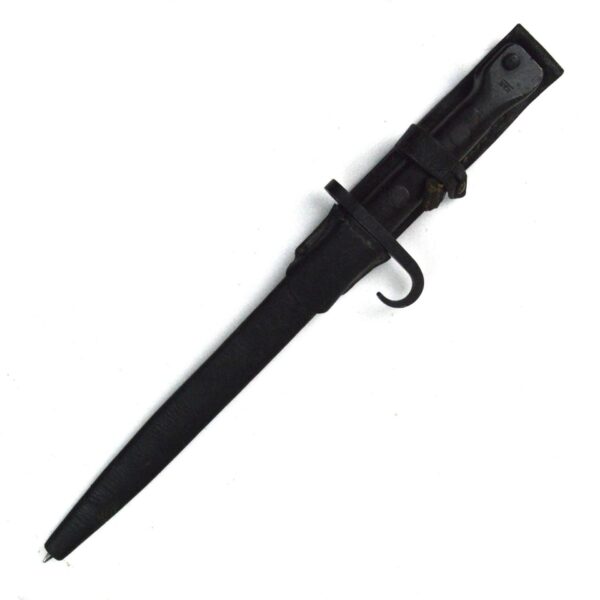 Dutch M1895 Mannlicher Carbine Bayonet in Scabbard - Image 3
