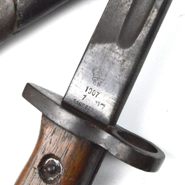 British 1907 Pattern Bayonet, Dated July 1917 by Sanderson - Image 8
