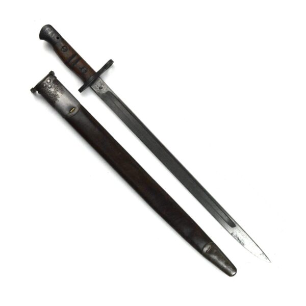 US M1917 Bayonet in Scabbard, Remington, 1917