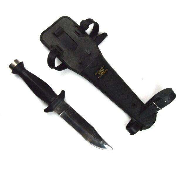 Typhoon Diving Knife in Sheath with Leg Straps