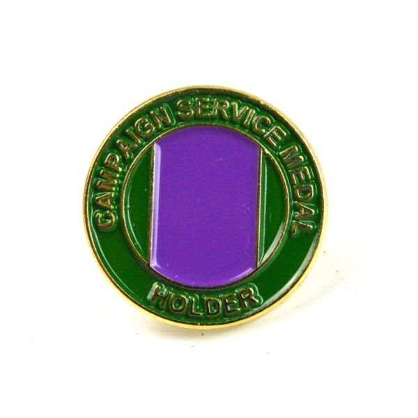 Campaign Service Medal Holder Lapel Badge