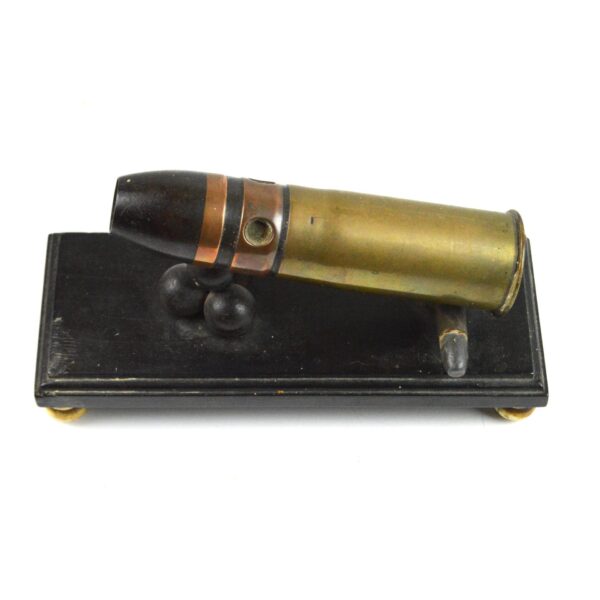 Imperial German 3.7cm Inert Trench Art Shell, Dated August 1886