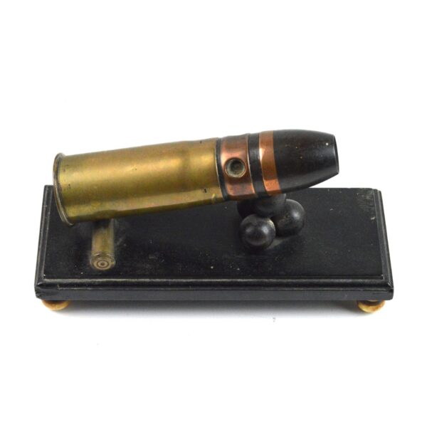 Imperial German 3.7cm Inert Trench Art Shell, Dated August 1886 - Image 2