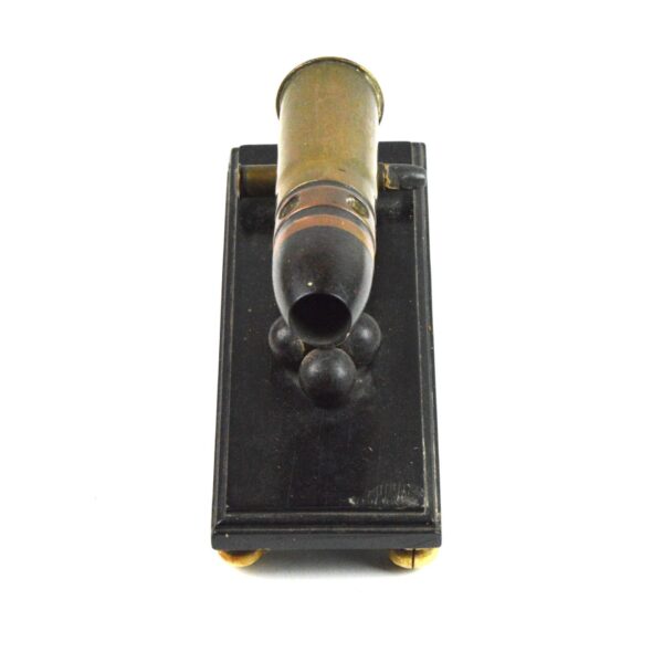 Imperial German 3.7cm Inert Trench Art Shell, Dated August 1886 - Image 5