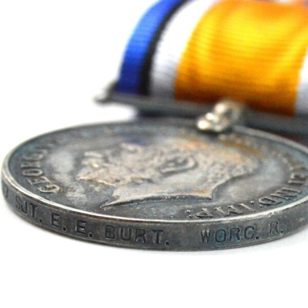 British War Medal (1914-20), Sergeant Edwin Ernest Burt, 4th Battalion Worcestershire Regiment (KIA) - Image 3