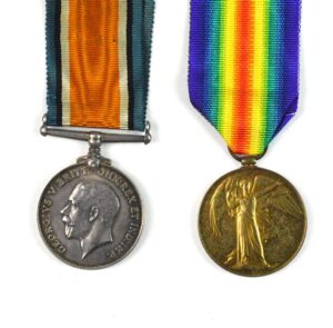 British War and Victory Medal, Gunner William Jenkins, Wessex (Hampshire) Heavy Battery, Royal Garrison Artillery