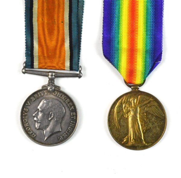 British War and Victory Medal, Gunner William Jenkins, Wessex (Hampshire) Heavy Battery, Royal Garrison Artillery