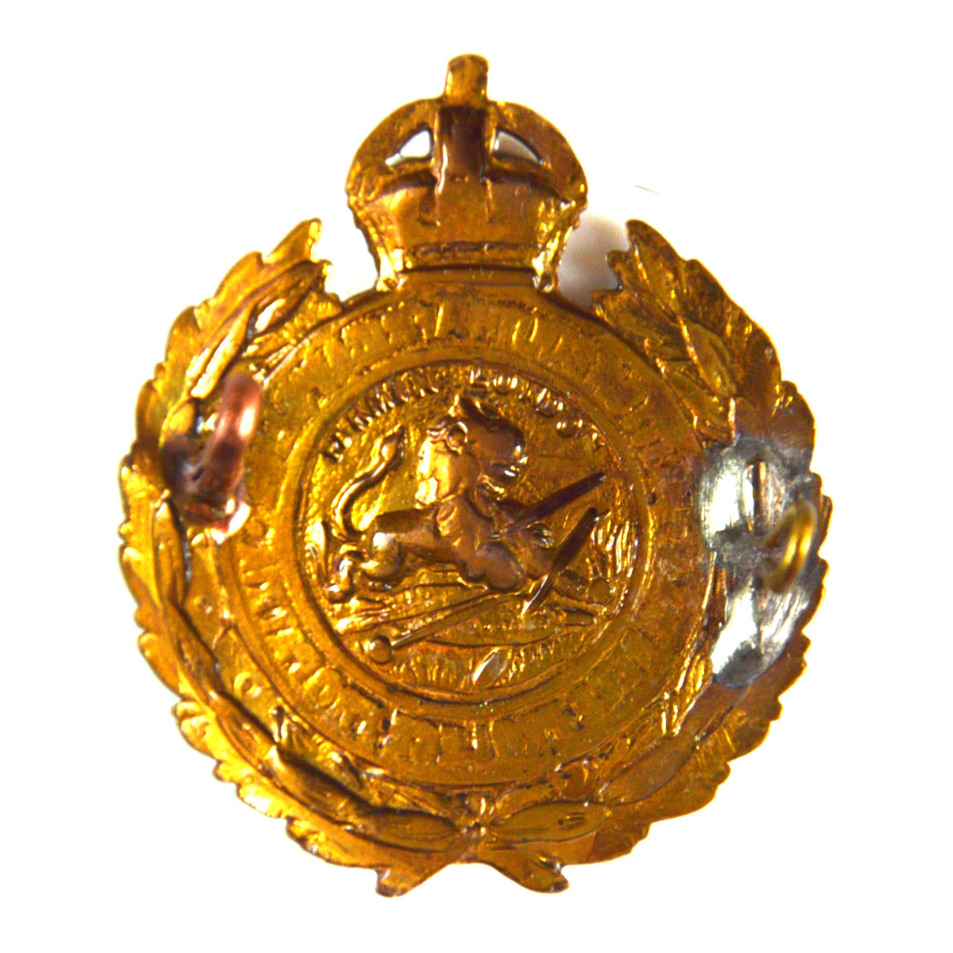 British South Africa Police (BSAP) Cap Badge (King's Crown, 1933-1945 Pattern) - Original - Image 2