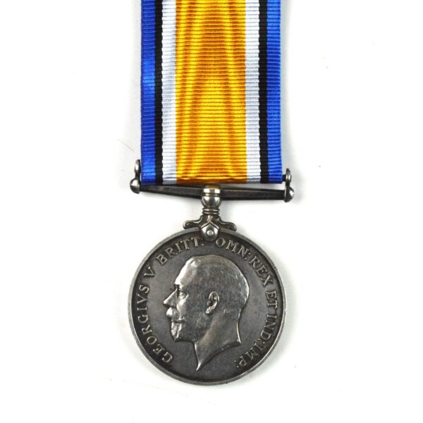 British War Medal 1914-20, Pte. George Henry Ellis, Royal Northamptonshire/Suffolk Regiment