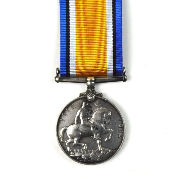British War Medal 1914-20, Pte. George Henry Ellis, Royal Northamptonshire/Suffolk Regiment - Image 2