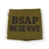 British South Africa Police (BSAP) Reserve Slip-On Shoulder Title
