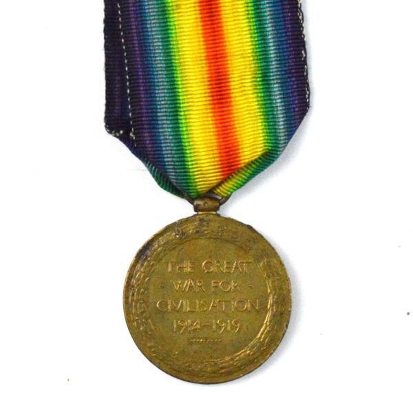 Victory Medal, 2nd Corporal James J Robson, Royal Engineers - Image 2