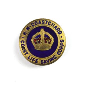 HM Coastguard Coast Life Saving Corps Enamel Lapel Badge