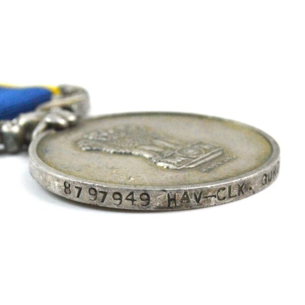 Indian Raksha Suraksha Corps Medal (Defence Security Corps Medal), Halvidar-Clerk Gurdev Singh - Image 4
