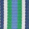 United Nations Observer Mission in Sierra Leone (UNOMSIL) Medal Ribbon, Miniature (16mm)