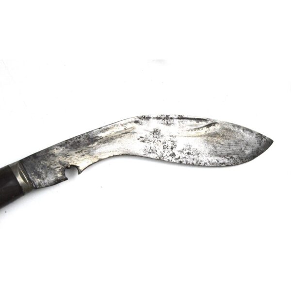Horn and Nickel Handle Kukri Knife - Image 3