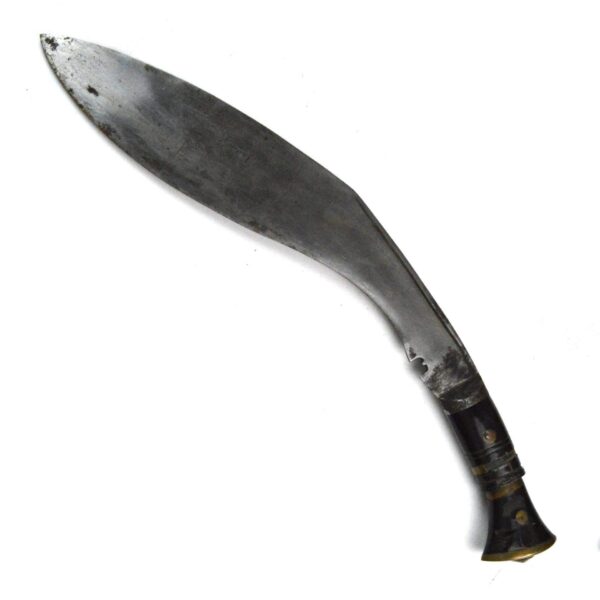 Horn and Brass Handle Kukri Knife - Image 2