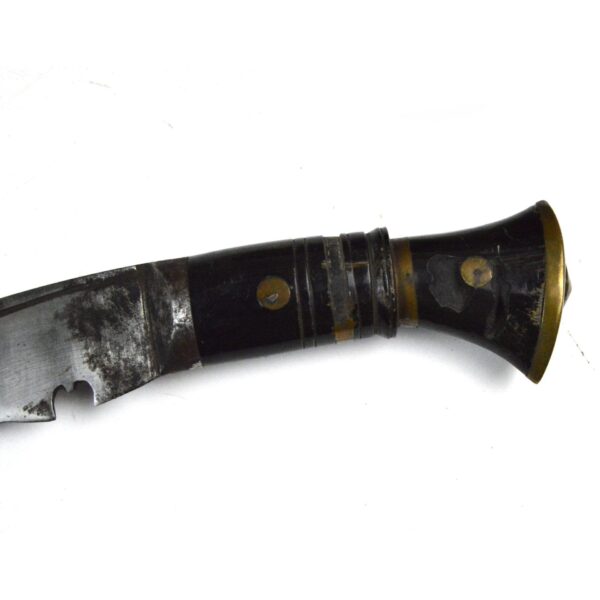 Horn and Brass Handle Kukri Knife - Image 5