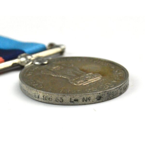 Indian 20 Year Long Service Medal, Lance-Naik B. Menike, Defence Security Corps - Image 3