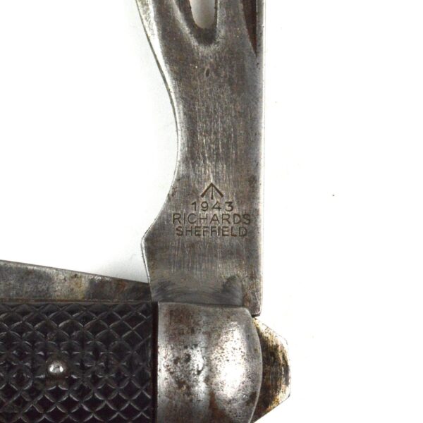 British WWII Army Jack Knife by Richards of Sheffield, Dated 1943 - Image 5