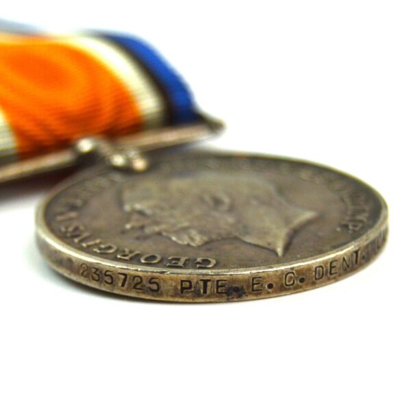 British War Medal (1914-20), Lance Corporal Edwin Charles Dent, 10th Lancashire Fusiliers (Killed in Action) - Image 4