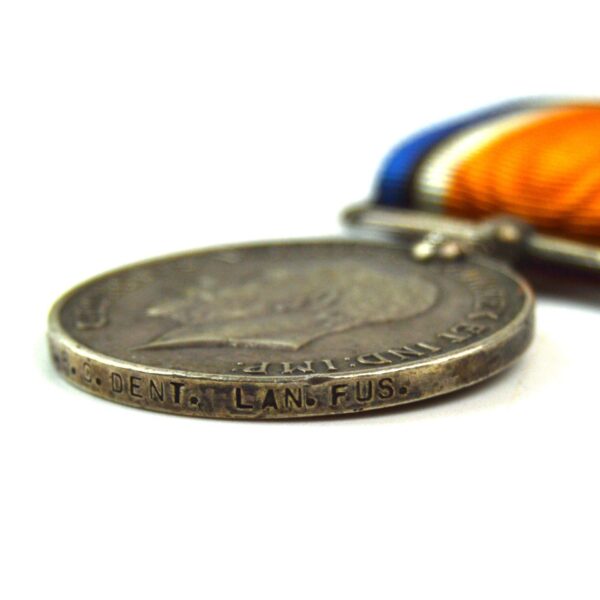 British War Medal (1914-20), Lance Corporal Edwin Charles Dent, 10th Lancashire Fusiliers (Killed in Action) - Image 3