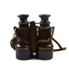 British WWI French-Made Binoculars in 1917 Dated Leather Case