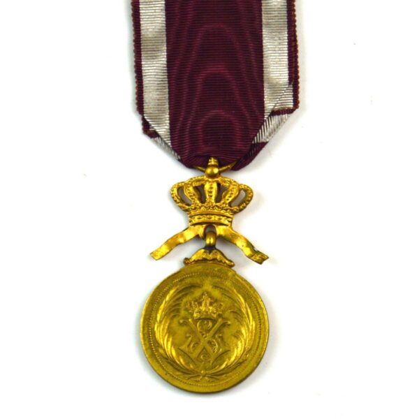 Belgian Order of the Crown, Gold Medal (1st Type)