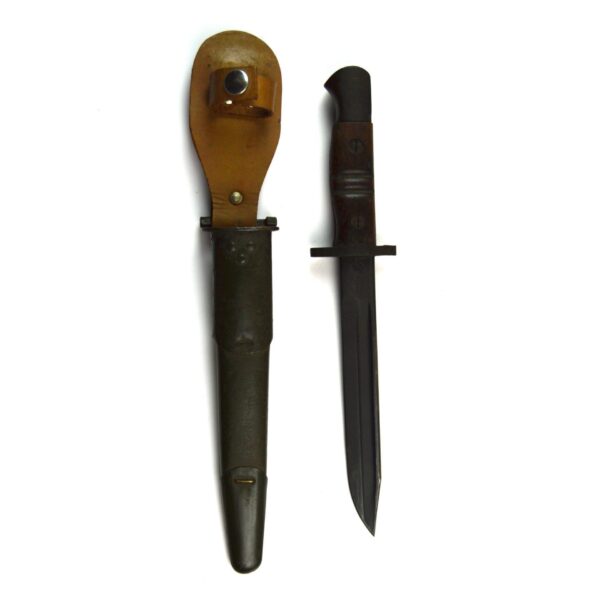 French Foreign Legion, Parachute and Marine Combat Knife with Scabbard