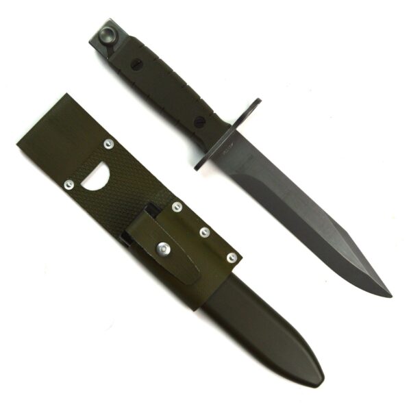 Swiss M1990 Stgw-90 Bayonet in Plastic Scabbard and Frog