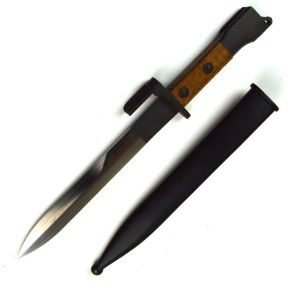 Belgian FAL (Type A) Bayonet with Wood Grips - Image 2