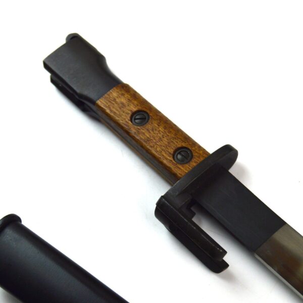 Belgian FAL (Type A) Bayonet with Wood Grips - Image 7