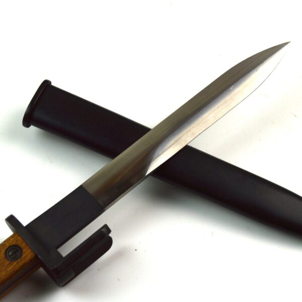 Belgian FAL (Type A) Bayonet with Wood Grips - Image 6