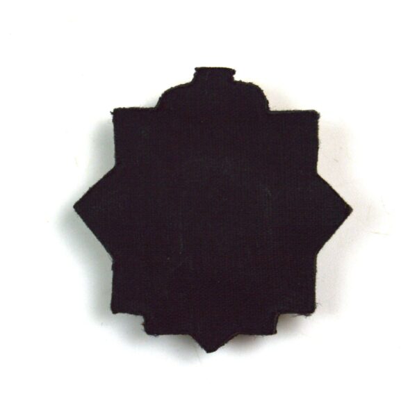 Royal Logistics Corps Officer's Embroidered (Black Background) Beret Badge, Queen's Crown - Image 2
