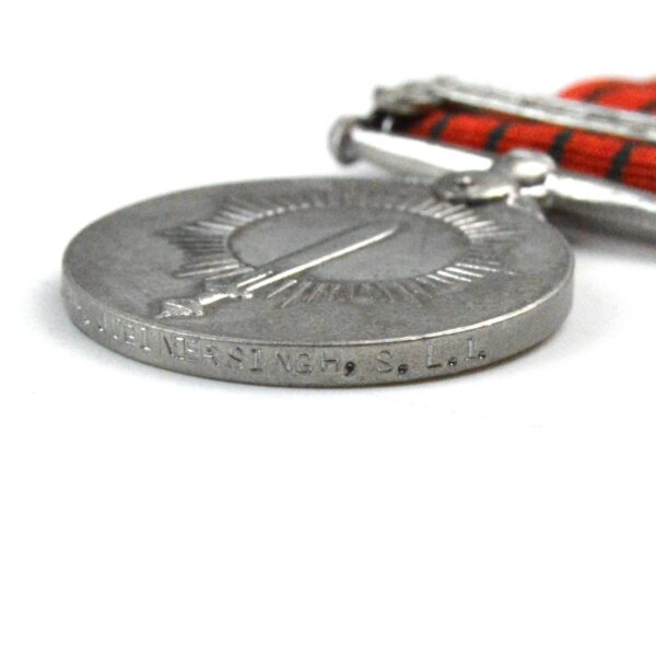 India General Service Medal (1947-65), Naga Hills, Lance Naik Joginder Singh, Sikh Light Infantry - Image 4