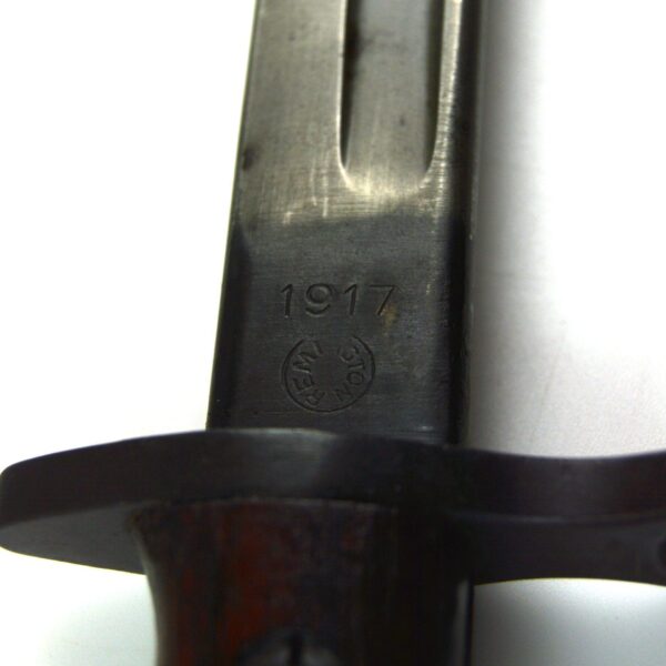 US M1917 Bayonet in Scabbard, Remington, 1917 - Image 11