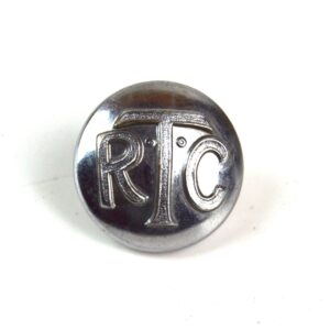 Rhondda Transport Company Chrome Button (25mm)