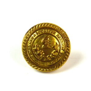 London, Midland And Scotland Railway Company Gilt Button (17mm), Roped Edge