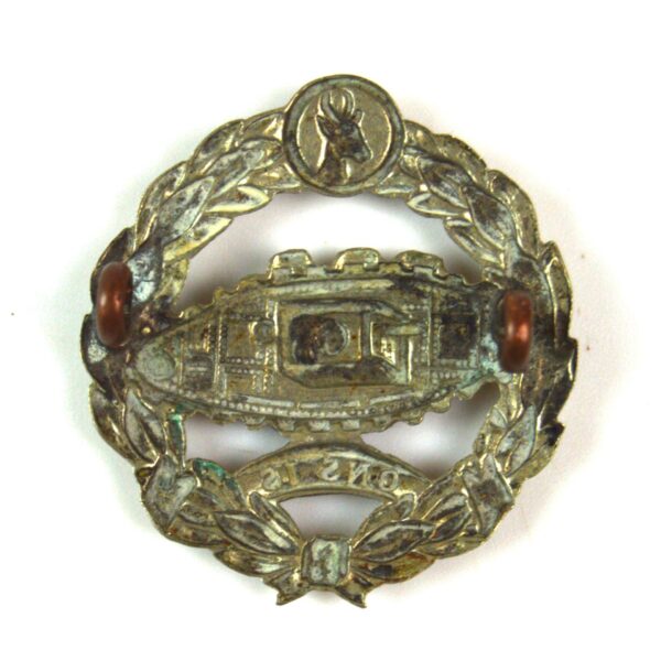 South African Tank Corps (1941-43 Pattern) Cap Badge - Image 2