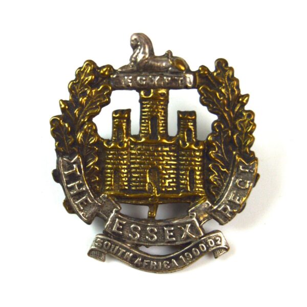 3rd, 4th, 5th, 6th and 7th Battalion, Essex Regiment (South Africa 1900-02) Cap Badge, Bimetal Restrike