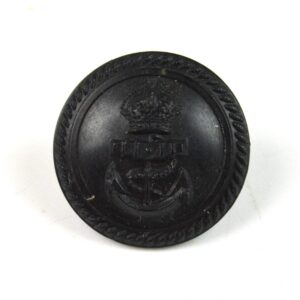 Royal Navy Gilt Officer's Horn Button (23mm), King's Crown
