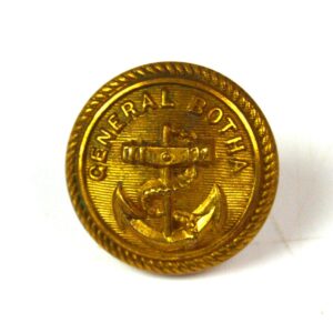 General Botha Training Ship Button (1922-1941 Pattern) Button (23mm), Roped Edge